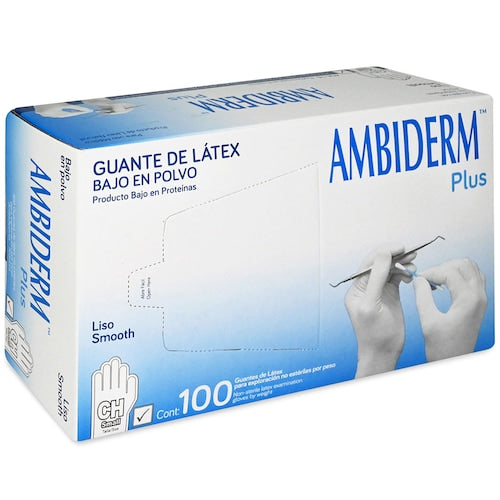 GUANTE AMB. PLUS N/ESTERIL CHICO C/100