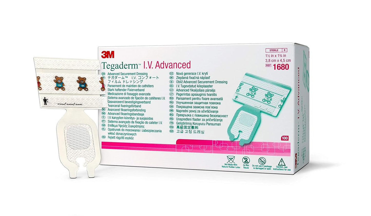 1680 TEGADERM IV ADVD APOSIT 3.8X4 C/100