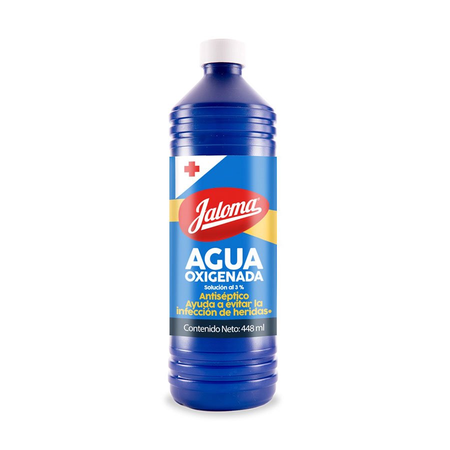 131528 AGUA OXIGENADA, FRASCO 480 ML.