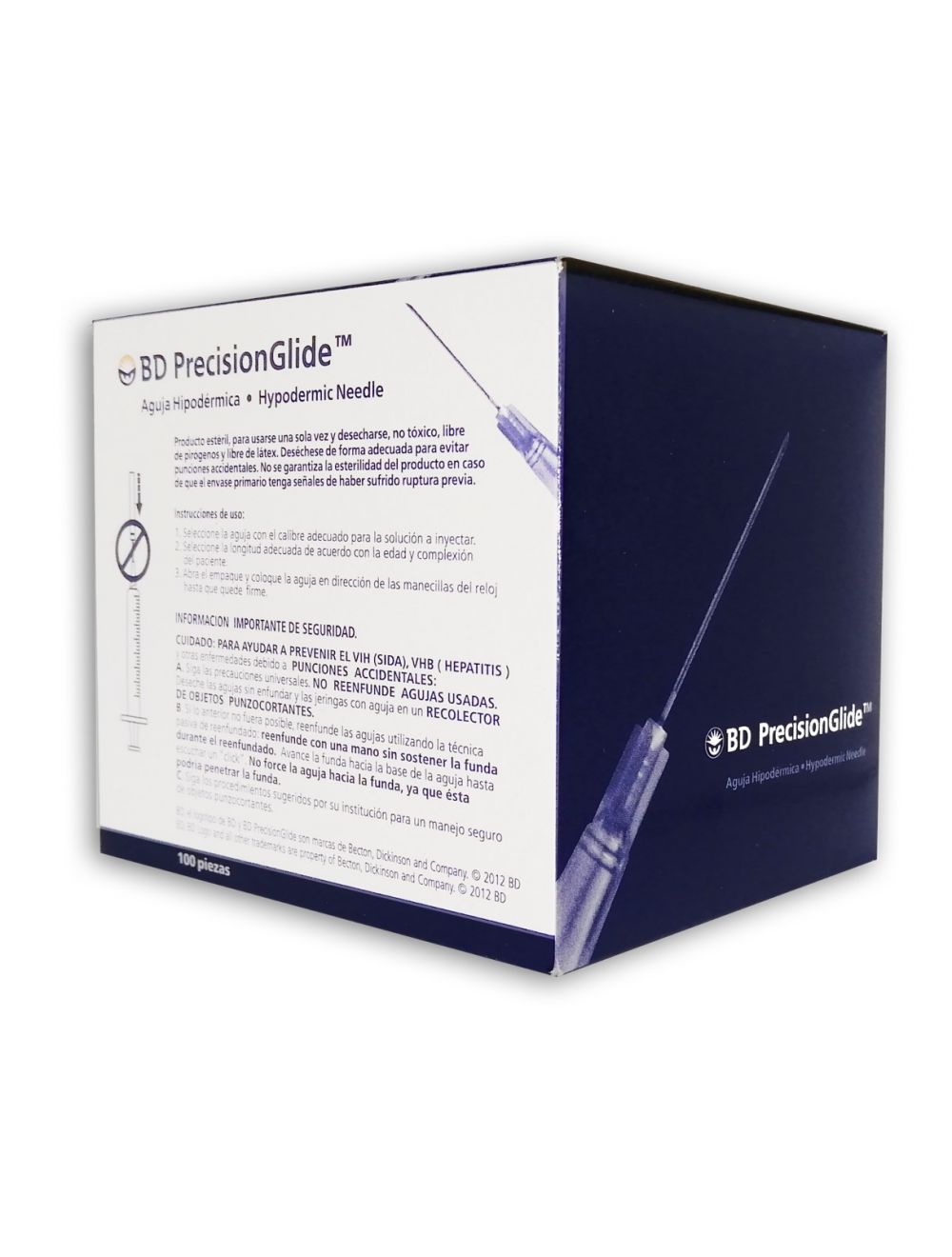 302352 AGUJA HIPODERMICA 21X38 C/100