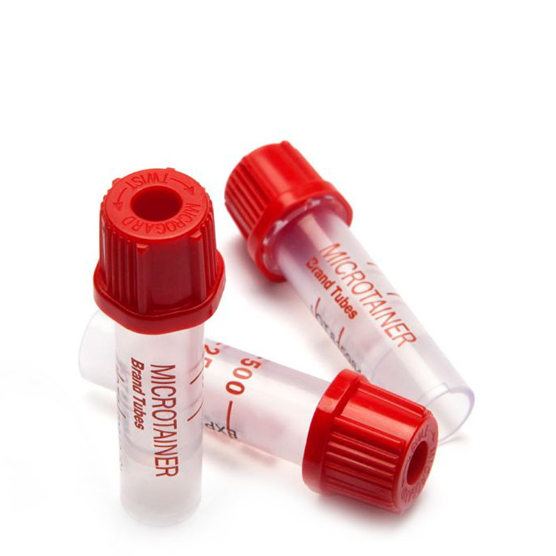 365963 TUBO MICROTAINER CAP ROJO C/200