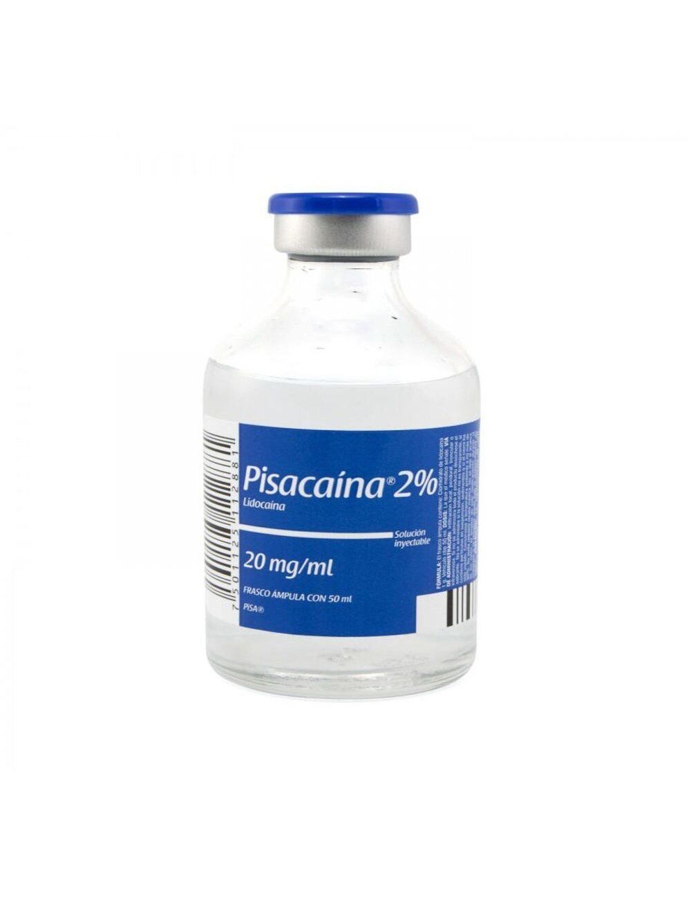 4000316 PISACAINA AL 2% S/EPINEF. 50 ML.