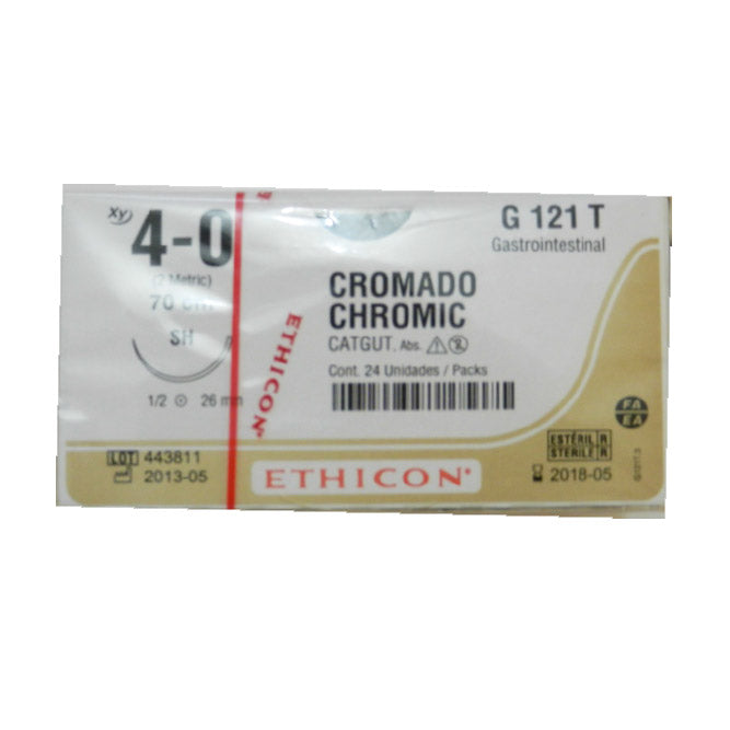 G122T CATGUT CROMICO 3/0 SH (25MM)