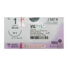 XY J353H VICRYL 1 CT 40MM CIERRE