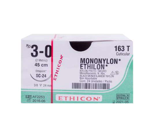 164T ETHILON 2/0 SC-26 (26MM) CUTICULAR