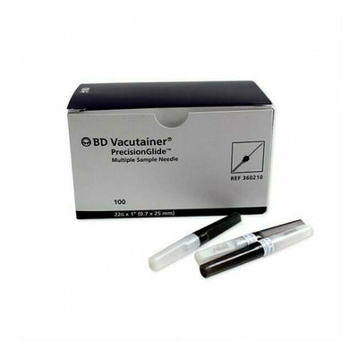 360210 AGUJA NEGRA 22GX25MM C/100PZ