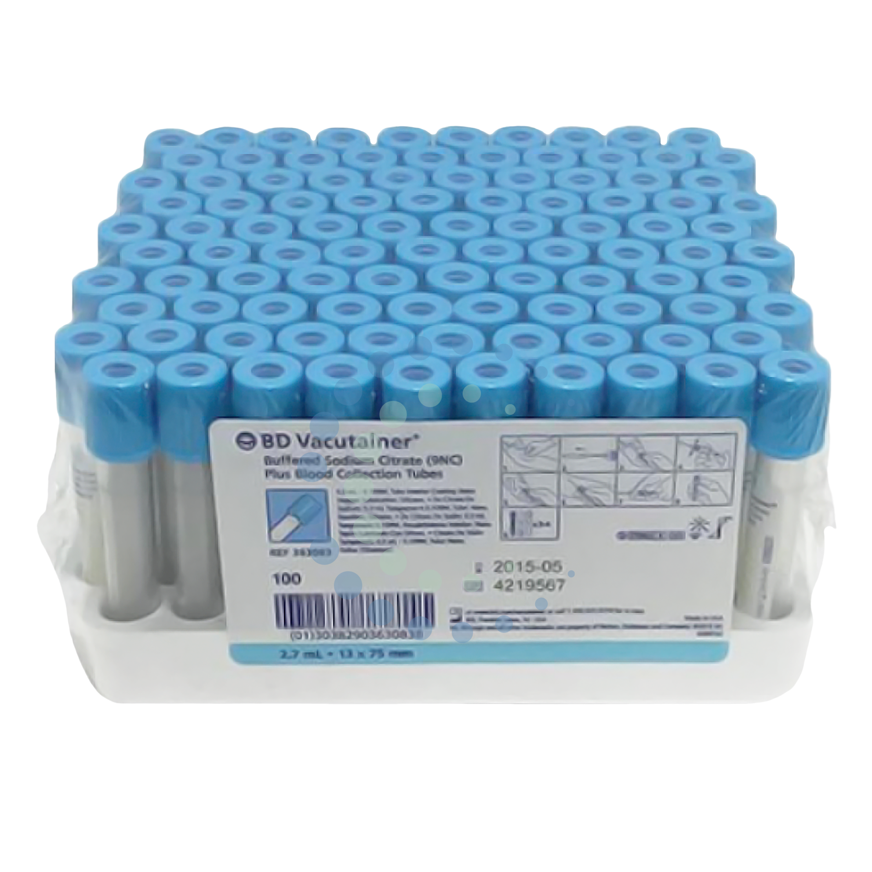 363080 TUBO 1.8 ML AZUL 13X75 C/100