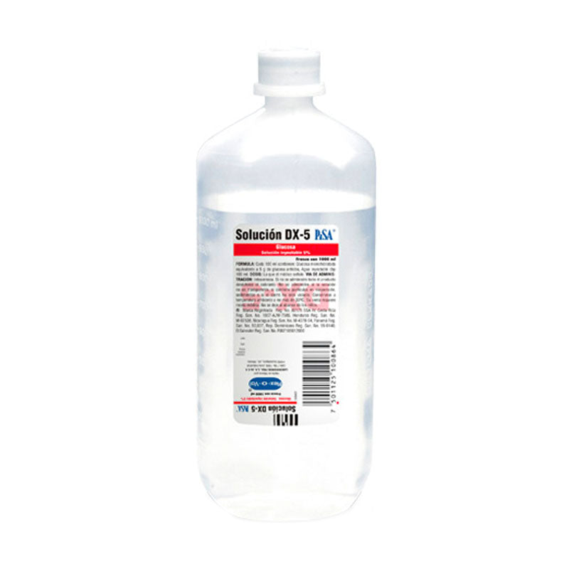 4000103 SOLUCION DX-5 INY PLAST.  500 ML