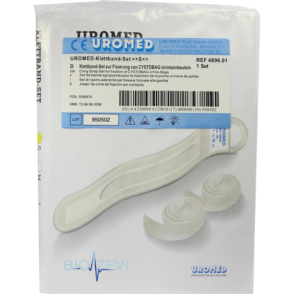 JUEGO DE CORREAS CON GANCHO Y BUCLE UROMED