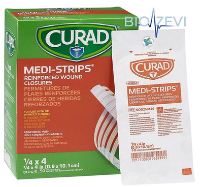 NON250414 MEDI STRIP ¼X4" 50 SOBRES C/10