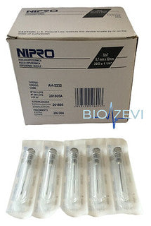 AH-2232-S AGUJA HIPODERMICA 22GX32MM C/100