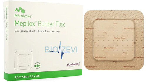 595200 MEPILEX® BORDER FLEX 3" X 3"