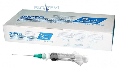 JD-05L2132 JERINGA 5ML AGUJA 21G X 32MM