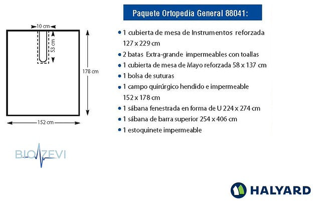 88041 PAQUETE ORTOPEDIA GRAL