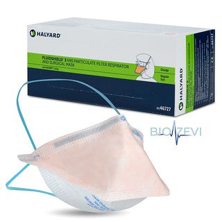 46727 MASCARILLA QUIRURGICA NARANJA C/35