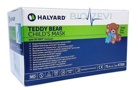 47359 MASCARILLA INFANTIL TEDDY BEAR C/75