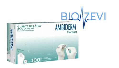 GUANTE AMBID. CONFORT LISO N/E MED C/100