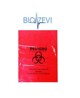 BOLSA DE RESIDUOS ROJA 50X60 C/50
