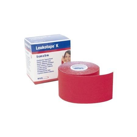 7297816 LEUKOTAPE K 5CMX5M ROJO