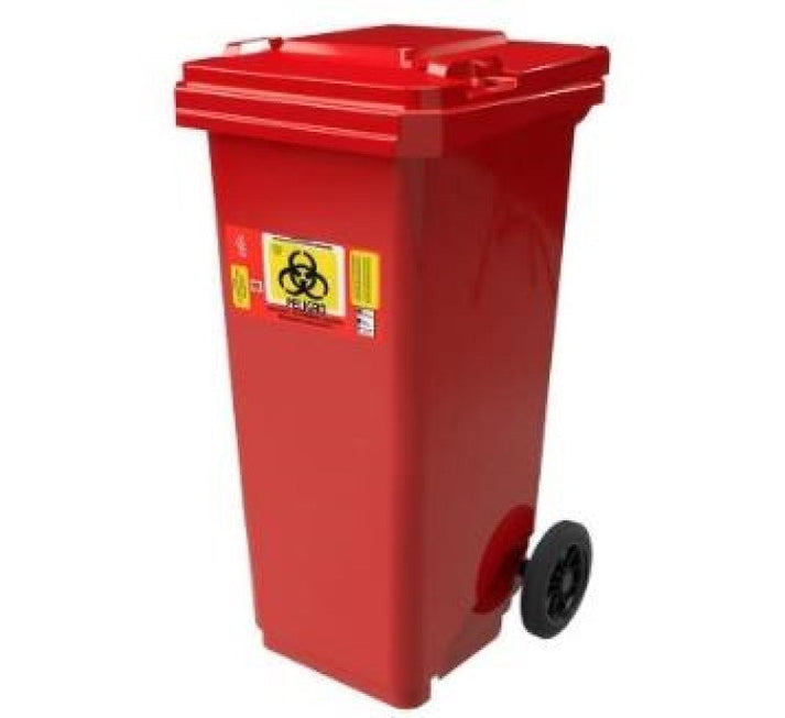 Contenedor con Tapa para RPBI Rudo 120 Litros – BIOZEVI