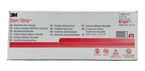 R1541 STERI-STRIP 0.6 X 7.5CM 50 SOB C/3