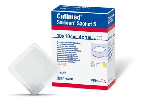 7323206 CUTIMED SORBION S 10X10CM C/10