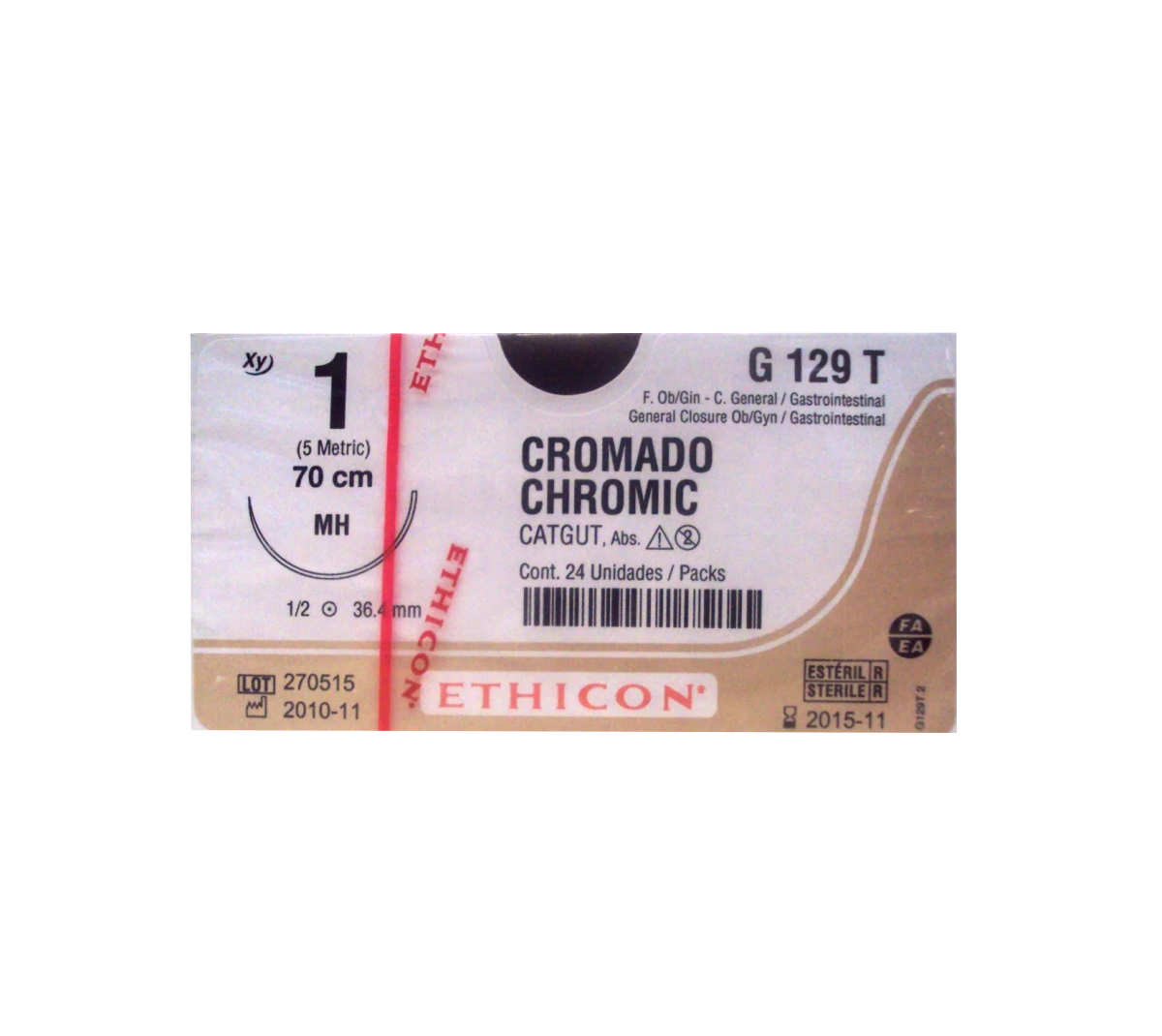 811T CATGUT CROMICO 2/0 CT-1(35MM)