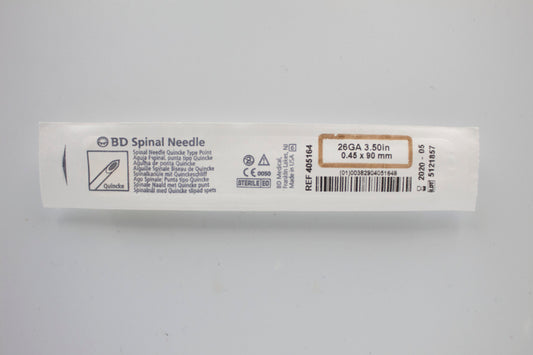 405164 AGUJA QUINCKE 26X3 1/2LONG.ESTAND