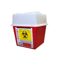PC-2 Contenedor Recolector Punzocortantes RPBI Rojo 2.8 Litros