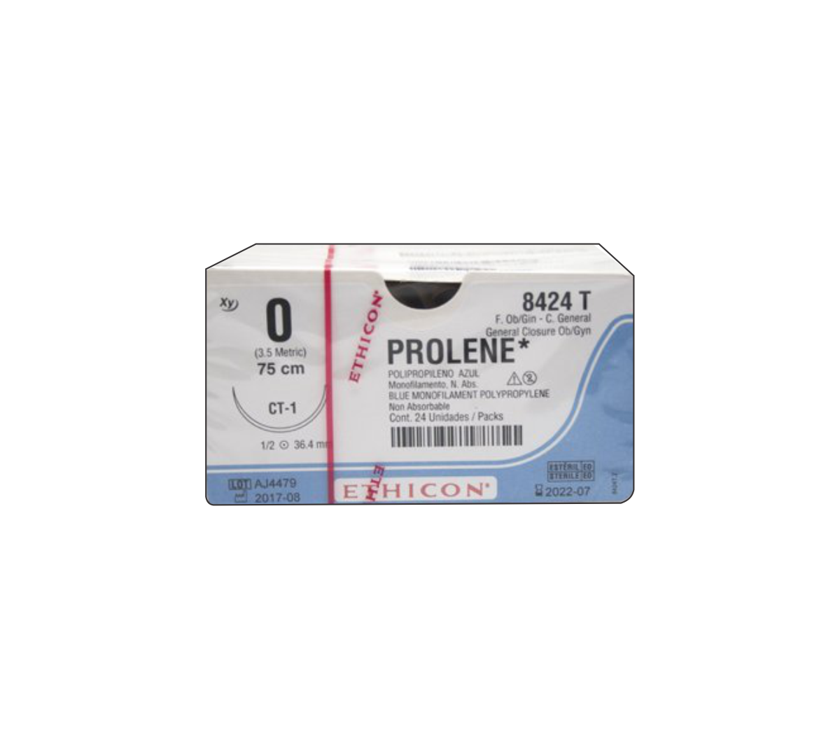 XY 8425H PROLENE 1  CT-1 (35MM) CIERRE