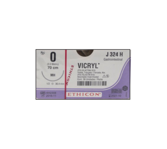 XY J335H VICRYL 1 CT-2 26MM CIERRE