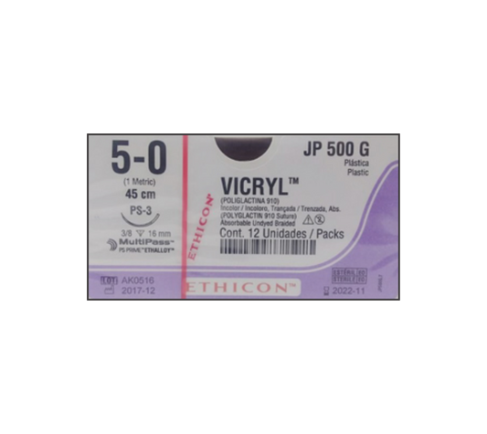 JP683G VICRYL 3/0 PS-1 24MM PLASTICA