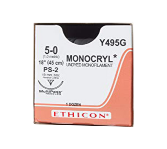 XY Y426H MONOCRYL 4/0 PS-2 PLASTICA