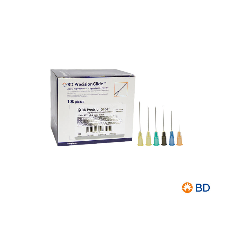 302354 AGUJA HIPODERMICA 22X38 C/100