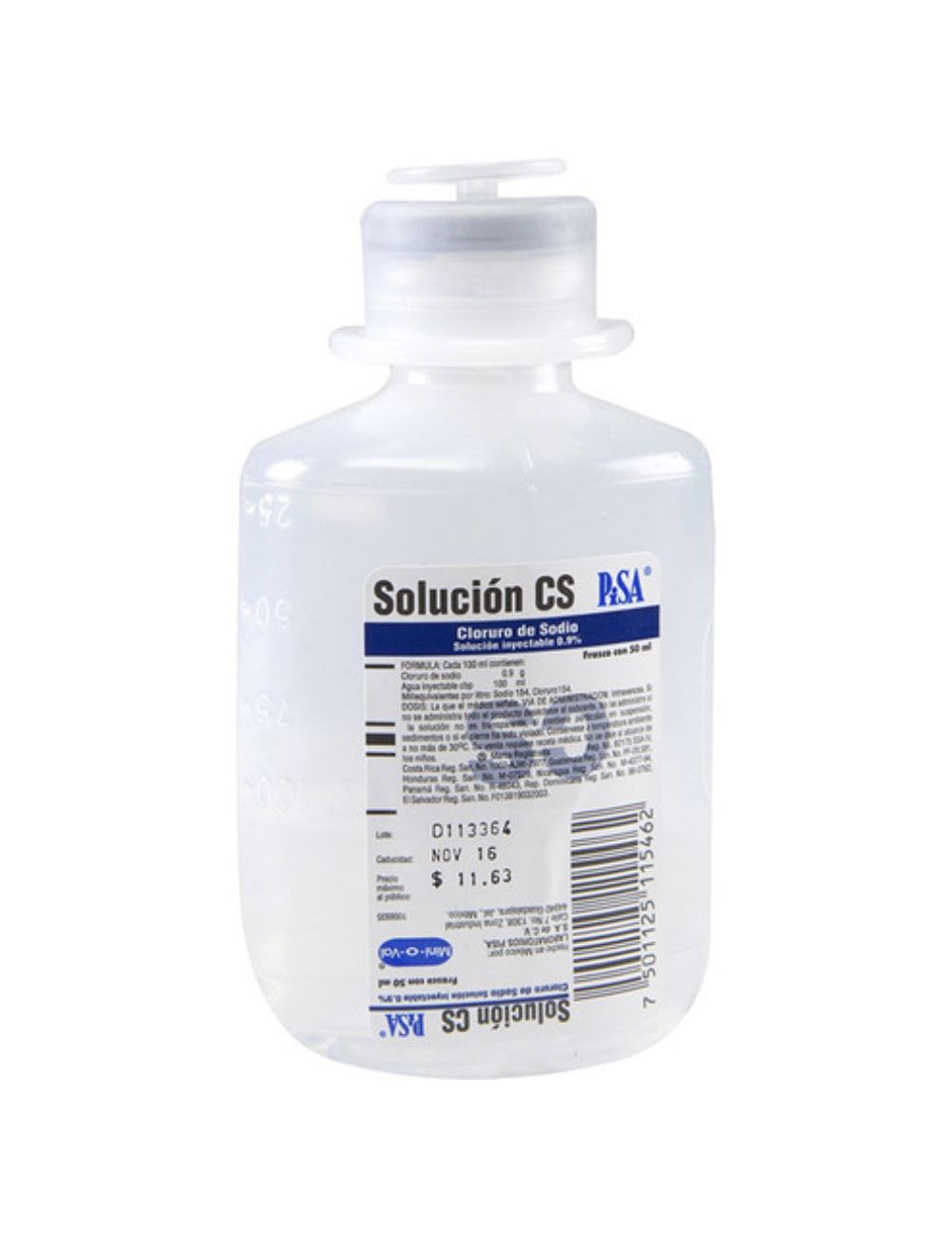 4000393/1546 SOL.CLOR.SODIO 9% INY.50 ML