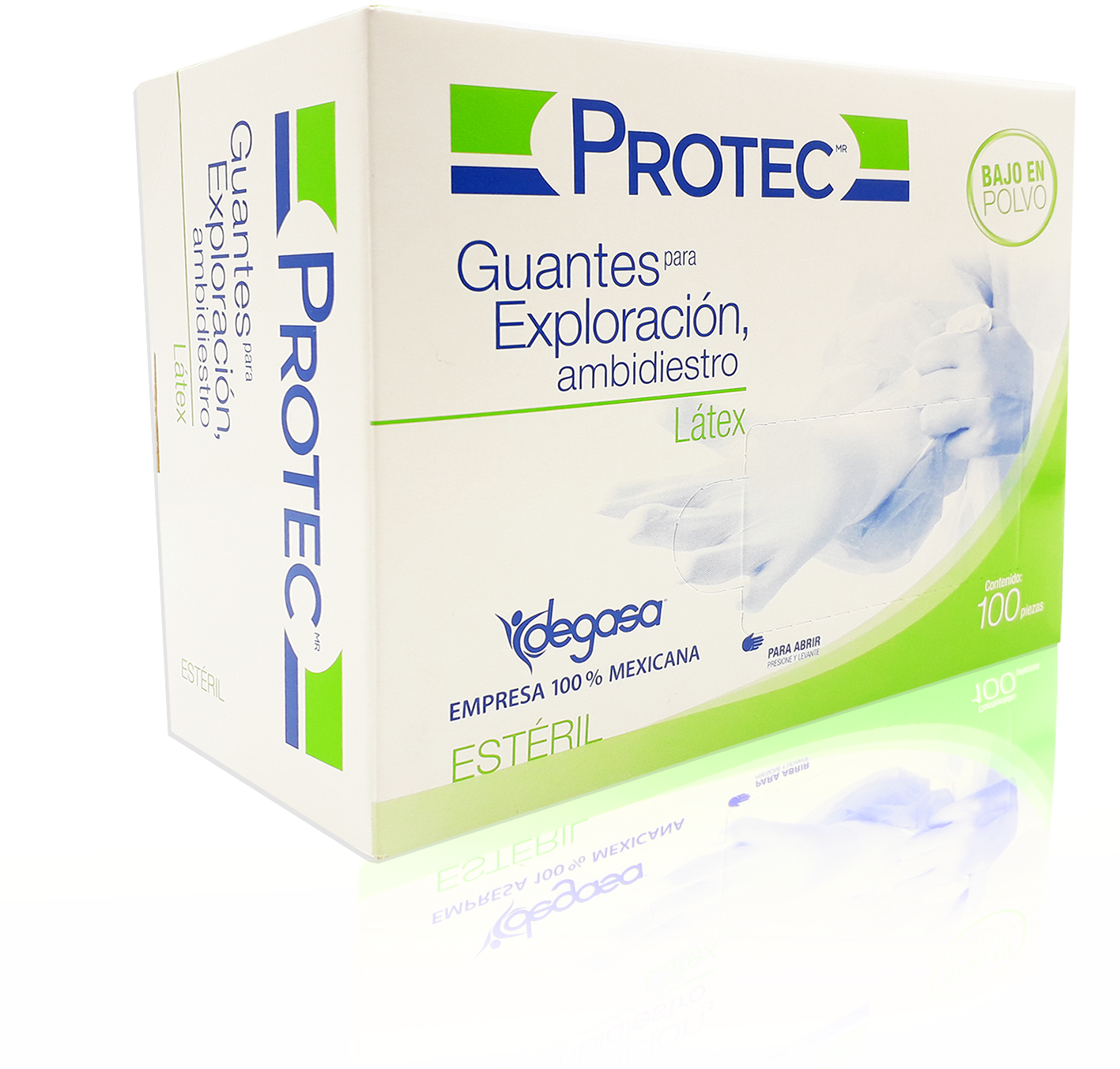 0434100 GUANTE EXP.N/ES. MED. PROT C/100