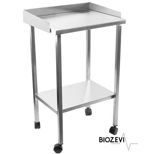 MESA PASTEUR SIN CAJON  CROMO