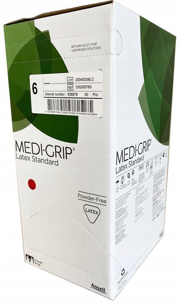 838838 MEDIGRIP LATEX POWDER-FREE 9