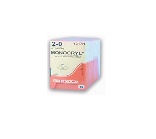 XY Y339H MONOCRYL 2/0 CT-1 (36MM) C