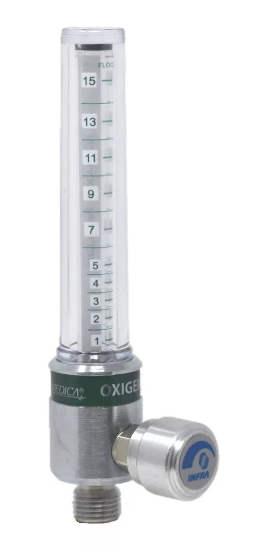 Flujómetro de Oxígeno medicinal  Finesa 0-15 lpm